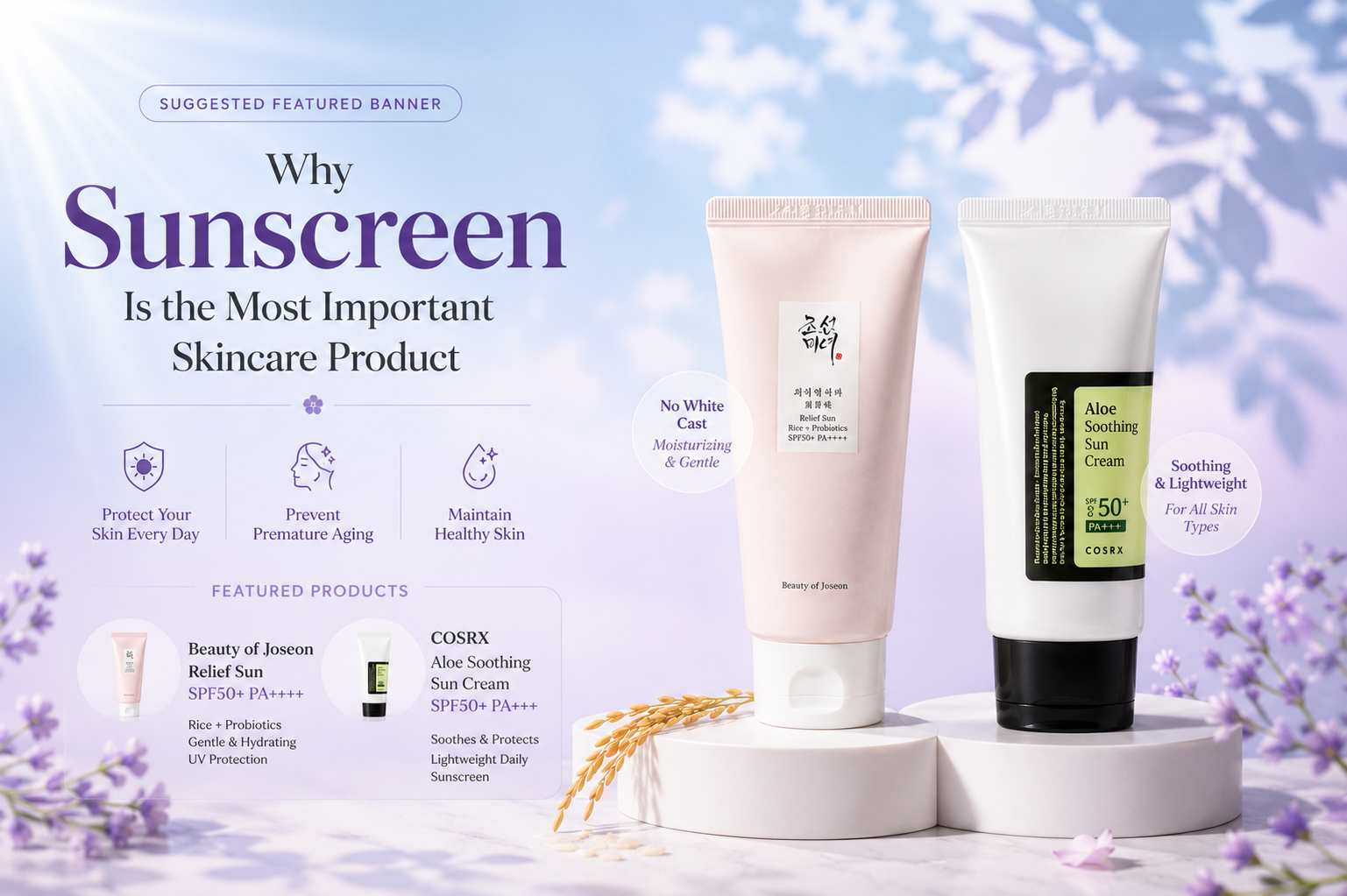 Why Sunscreen Is the Most Important Skincare Product | Daily Sun Protection Guide | Lulwa Beauty