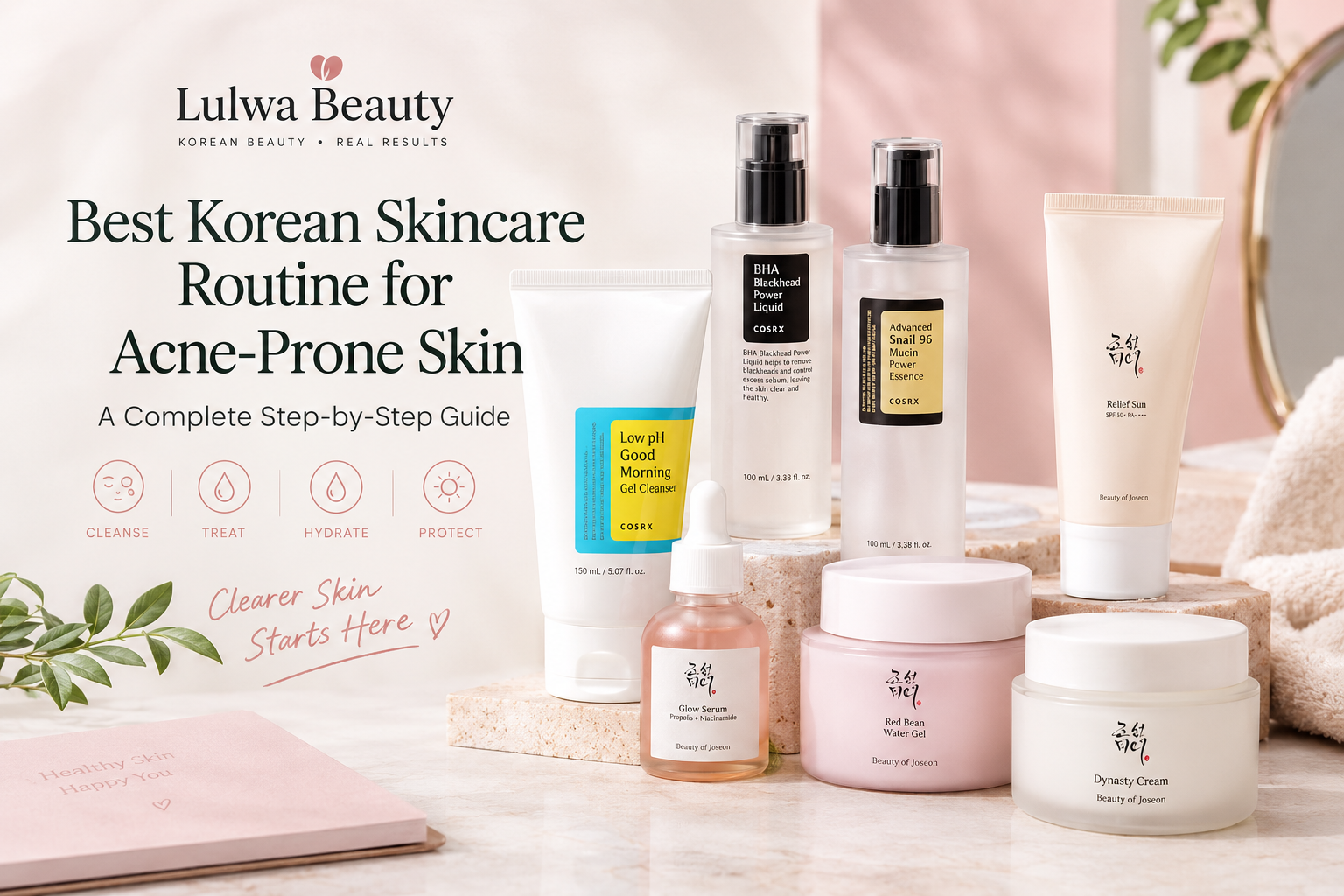 Best Korean Skincare Routine for Acne-Prone Skin: A Complete Step-by-Step Guide