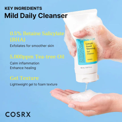 COSRX | Good Morning Low-pH Gel Cleanser 150ml