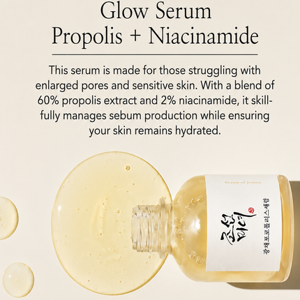 BEAUTY OF JOSEON | Glow Serum Propolis + Niacinamide 30ml
