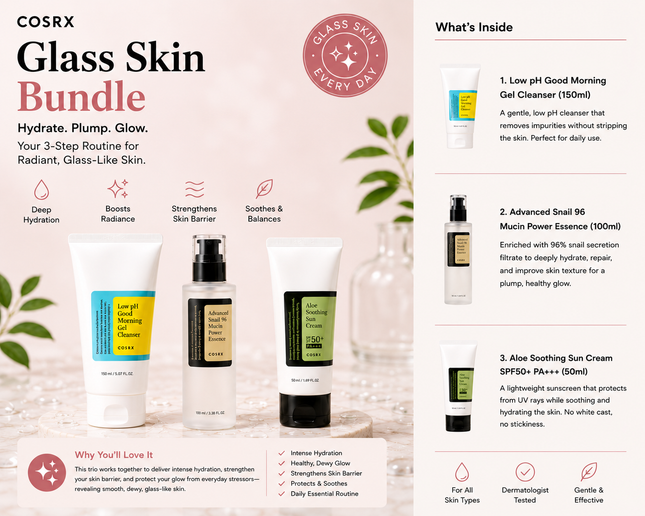 COSRX Glass Skin Bundle