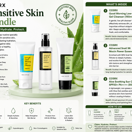 COSRX Sensitive Skin Bundle