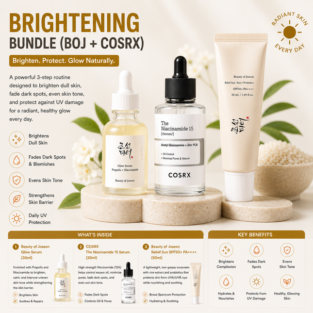 Brightening Bundle (BOJ + COSRX)