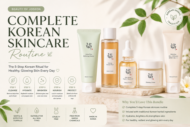 Complete Korean Skincare Routine Bundle