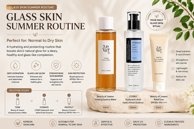 Glass Skin Summer Routine