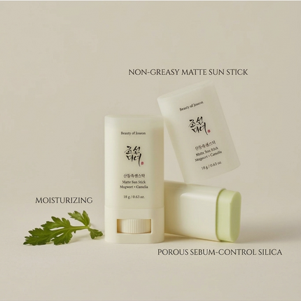 BEAUTY OF JOSEON | Matte Sun Stick Mugwort + Camelia 18G